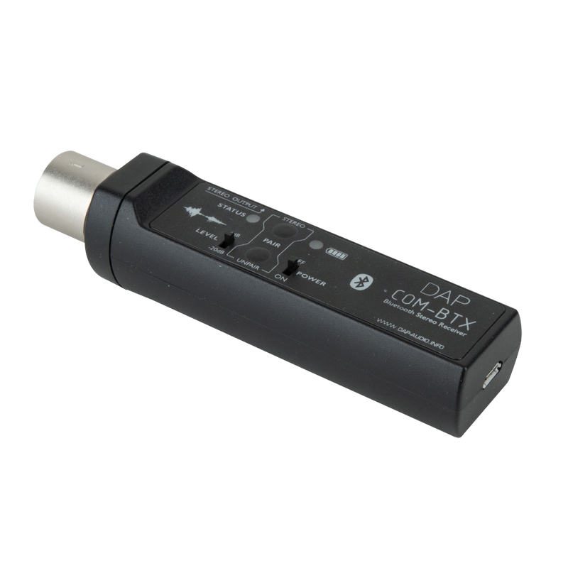 COM-BTX BT 5.0 DAP Bluetooth Ontvanger met XLR