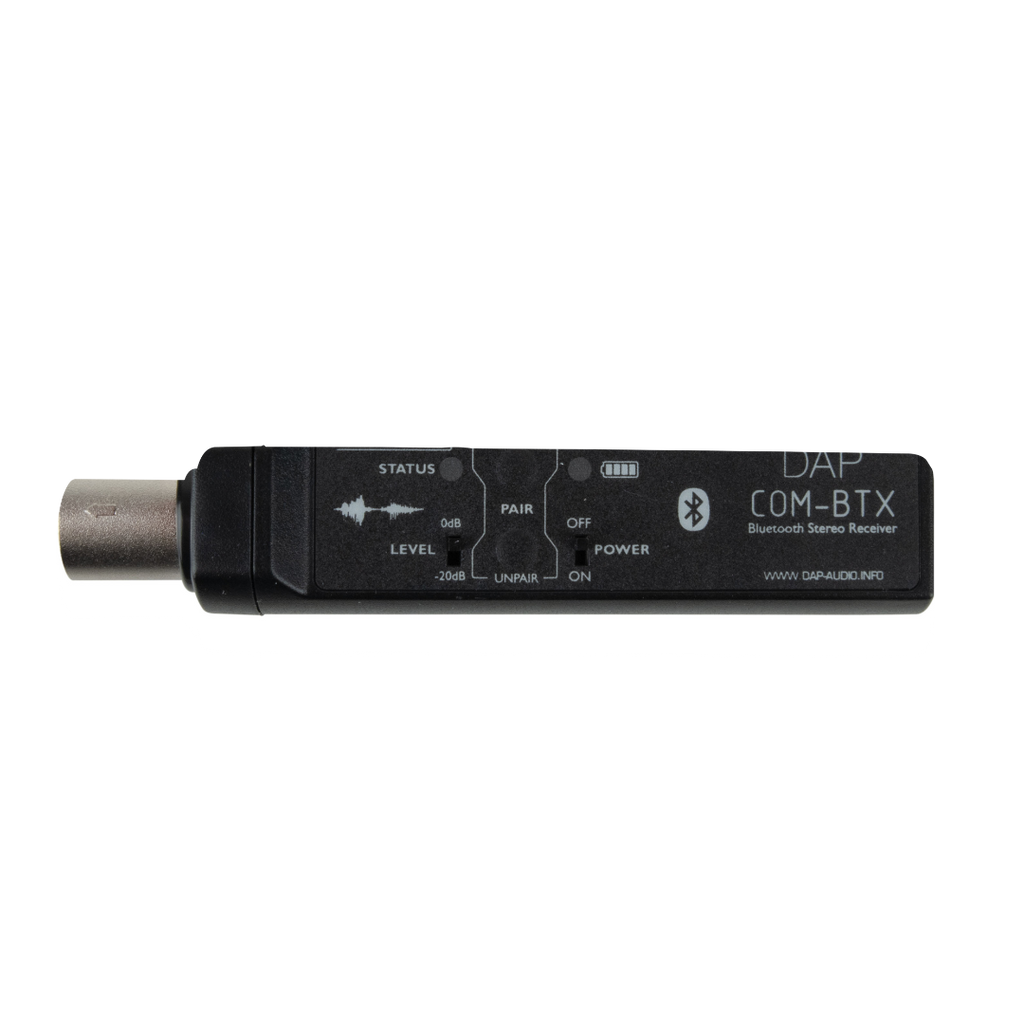 COM-BTX BT 5.0 DAP Bluetooth Ontvanger met XLR