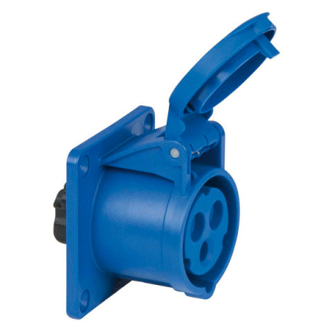 CEE 16A 240V 3P VROUWELIJK BLAUW IP44 SHOWTEC