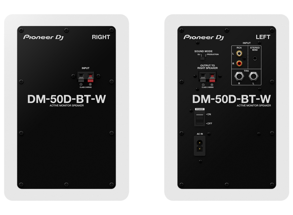 DM-50D-BT-W Desktop Monitor 5" Pioneer DJ (Set)