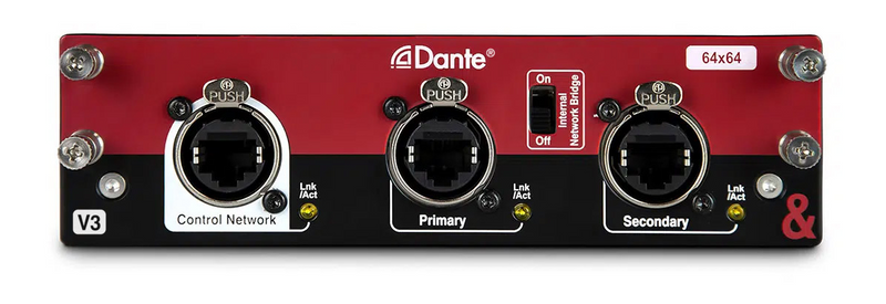 M-DL-DANT64-A Allen&amp;Heath Dante 64x64 Netwerkkaart voor dLive &amp; Avantis