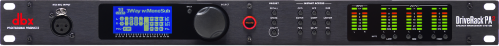 DRIVERACK PA2 DBX Luidspreker management processor