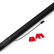 Elektronische Confetti Shooter Magic FX 80cm Papier Rood