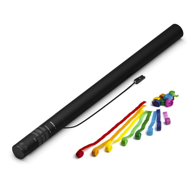 Elektronische Streamer Shooter Magic FX 80cm Papier Meerkleurig