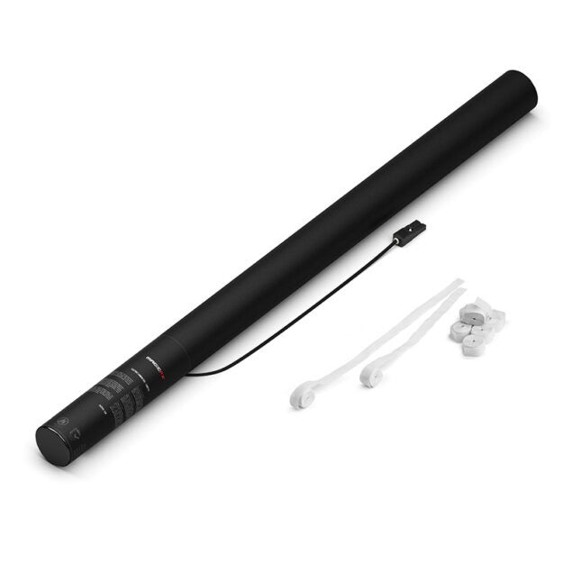Elektronische Streamer Shooter Magic FX 80cm Papier Wit