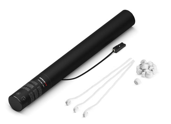 Elektronische Streamers Shooter Magic FX 50cm Papier Wit