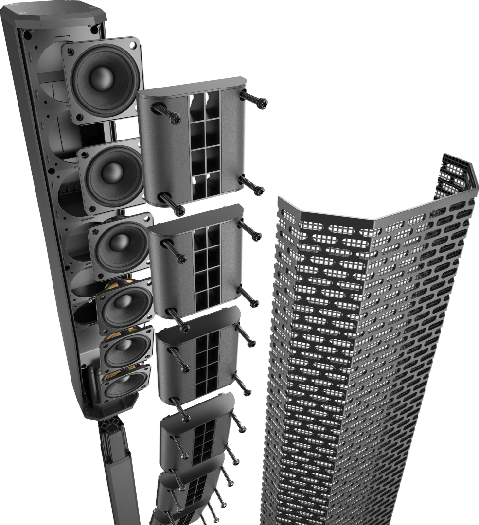 EVOLVE 30M Electro-Voice Kolom PA Systeem (Zwart)