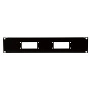 19"PANEEL 2U VOOR 2 X MULTICONNECTOR 16P DAP.