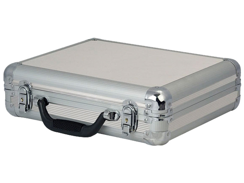 DAP FLIGHTCASE MICROPHONE CASE FOR 7 MIC'S SILVER RIB