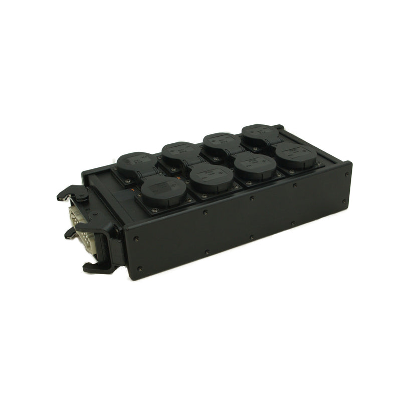 BREAKOUT BOX RUBBER 8X SCHUKO +1X16P LIVEPOWER