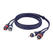 FL273 DAP-AUDIO -2 RCA Male L/R > 2 RCA Female L/R / 3 M