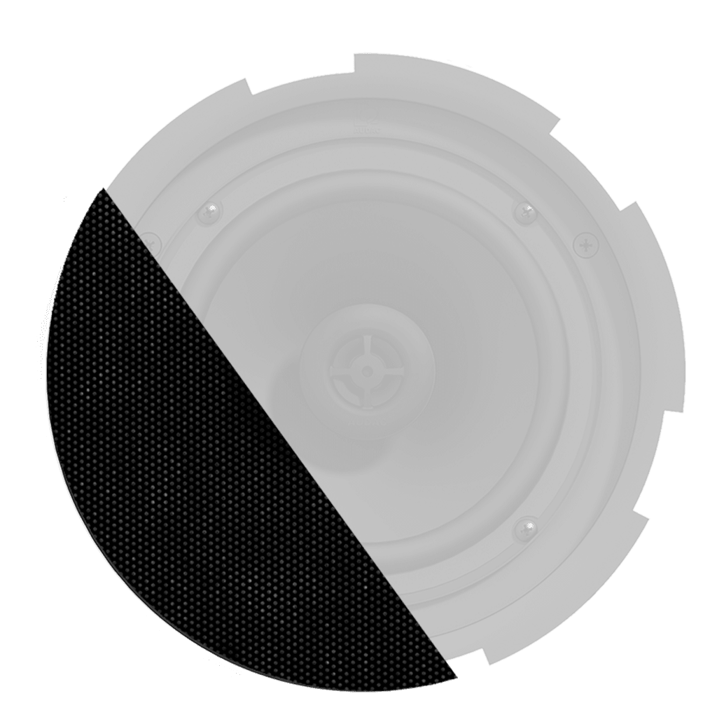 GLI08/OB AUDAC GRILL ZWART VOOR CIRA 8