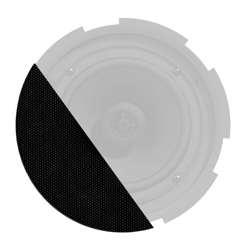 GLI08/OB AUDAC GRILL ZWART VOOR CIRA 8