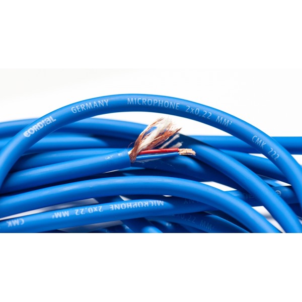 CMK 222 MICROFOONKABEL BLAUW 100 M