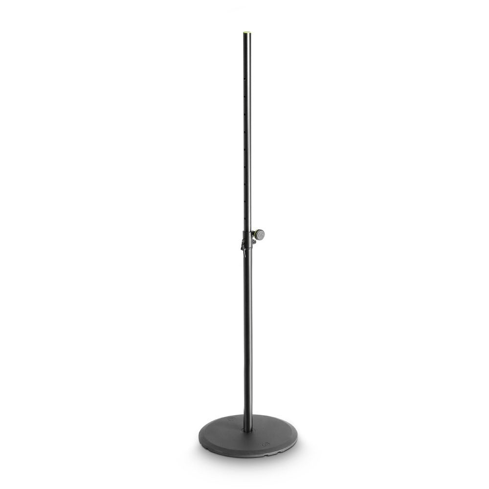 SSPWBSET1 GRAVITY Luidsprekerstand met ronde Baseplate (zwart)