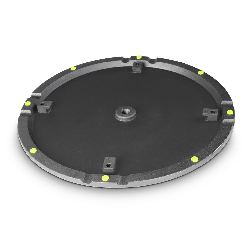 SSPWBSET1 GRAVITY Luidsprekerstand met ronde Baseplate (zwart)