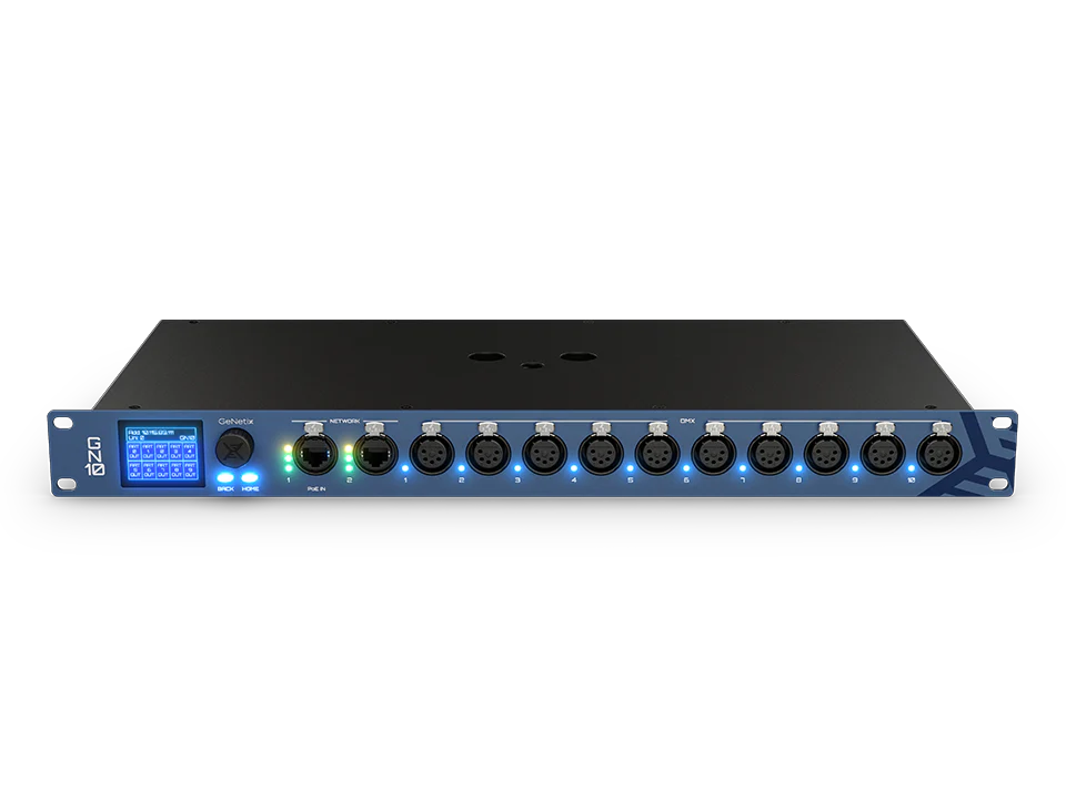GeNetix GN10 CHAMSYS 10 Port DMX Node