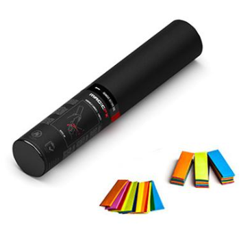 Handmatige Confetti Shooter Magic FX 28cm Papier Meerkleurig