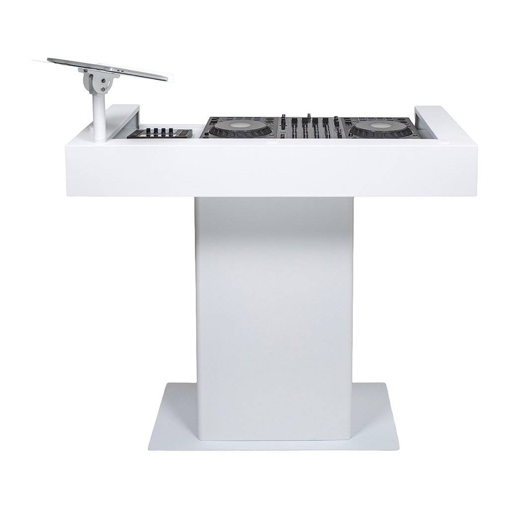 Malibu Portable DJ Booth Headlinder (White)