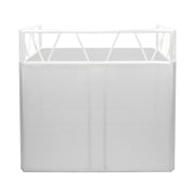 Indio White Scrim Headliner Stretchdoek voor Indio DJ-Booth (Wit)