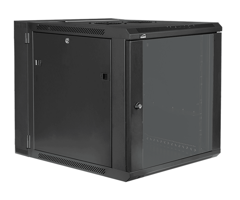 HPR512/B Caymon 19" Wandrek 12U 550mm Diepte (Zwart)