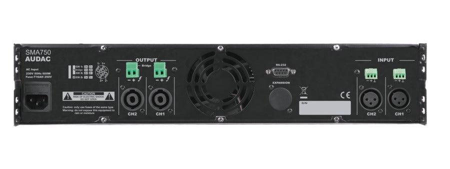 SMA750 AUDAC WaveDynamics™ Versterker