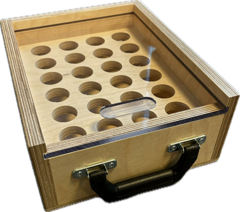 Case voor 24 x Truss Koppelingen Next/Prolyte met Plexi Deksel