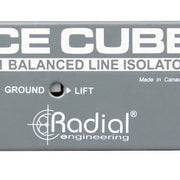 ICE CUBE IC-1 RADIAL Balanced XLR Line Isolator