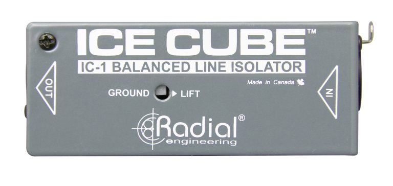 ICE CUBE IC-1 RADIAL Balanced XLR Line Isolator