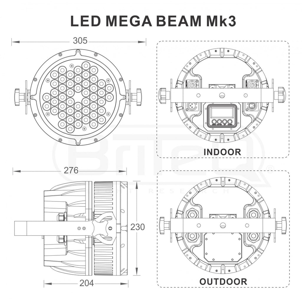 LED MEGA BEAM MK3 BRITEQ 