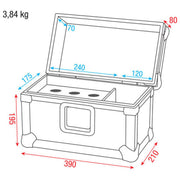 ACA-MIC4 PRO FLIGHTCASE VOOR 6 MICRO'S DAP AUDIO