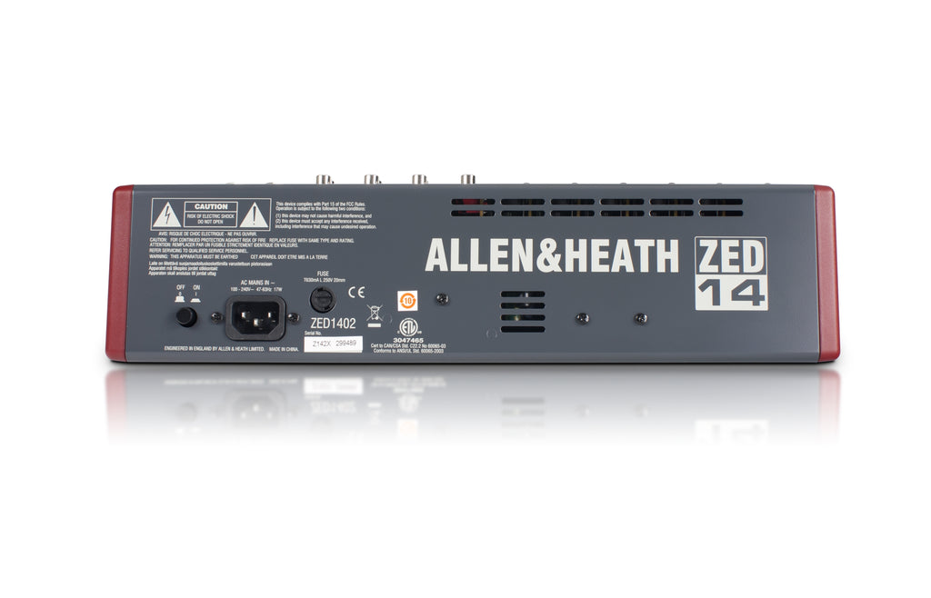 ZED14 ALLEN&amp;HEATH 14 kanaals analoge mengtafel