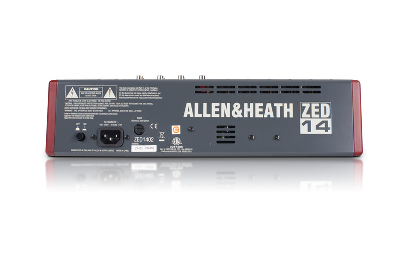 ZED14 ALLEN&amp;HEATH 14 kanaals analoge mengtafel