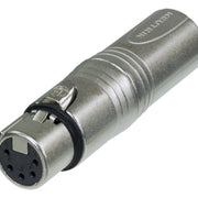 NEUTRIK DMX VERLOOPCONNECTOR 3P MAN - 5P VROUW