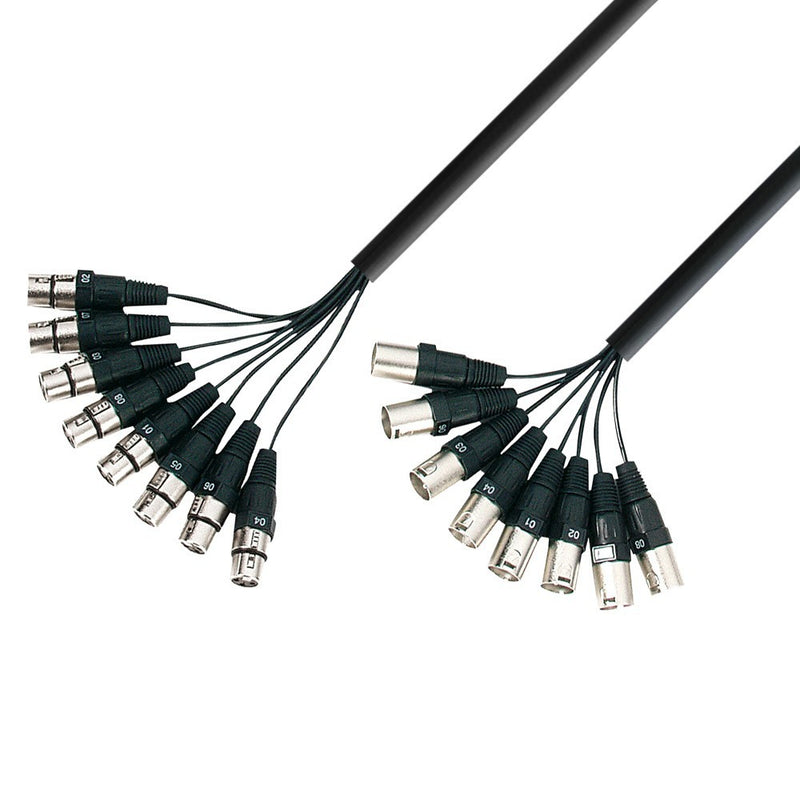 3-Star Adam Hall Multikabel 8x XLR M/V (5m)