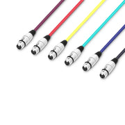 3-Star Adam Hall Microfoonkabelset 6x XLR (50cm)