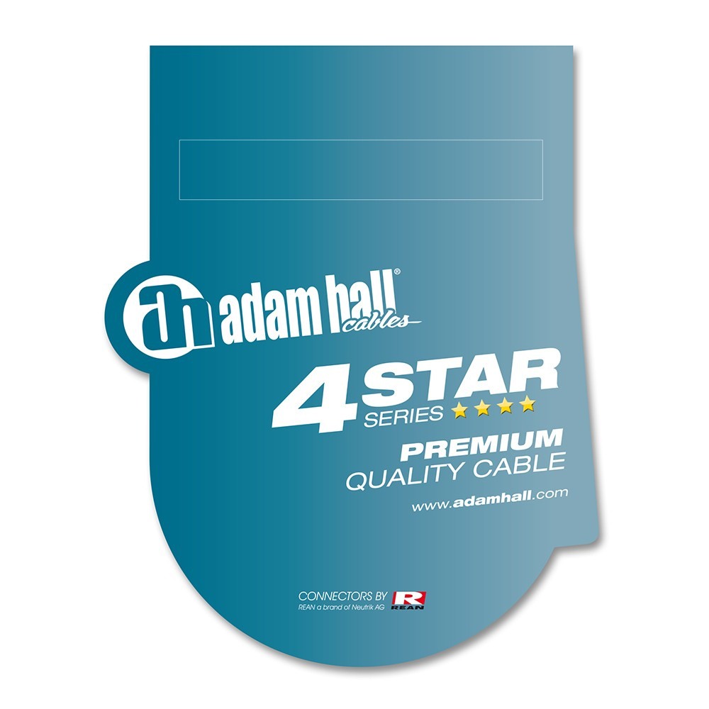 4-Star Adam Hall Kabel Mini Jack F naar Jack Stereo M (3 m)