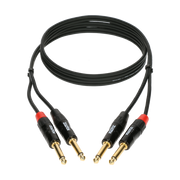KT-JJ090 Klotz Dubbele Mono Jackkabel (0,9m)