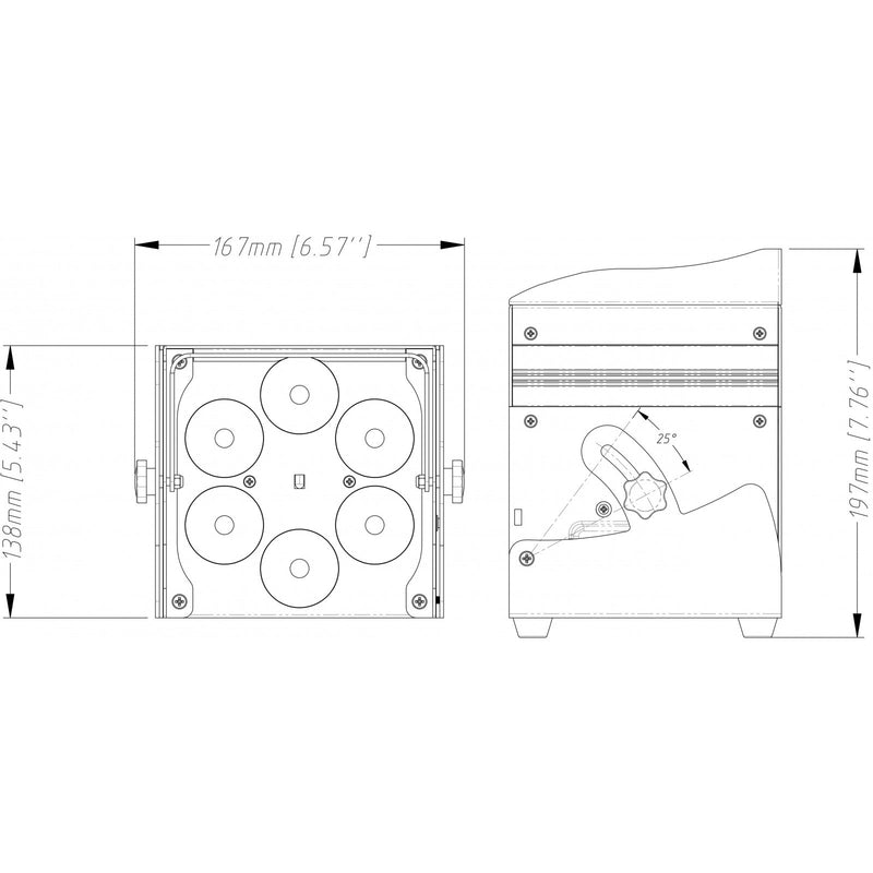 Accu Color Zwart JB-Systems