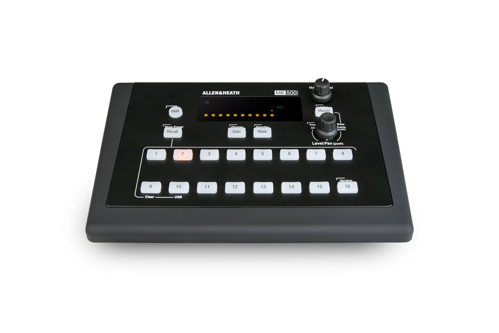 ME-500/X ALLEN &amp; HEATH 16 KANAALS MONO /STEREO KANAALS MIXER