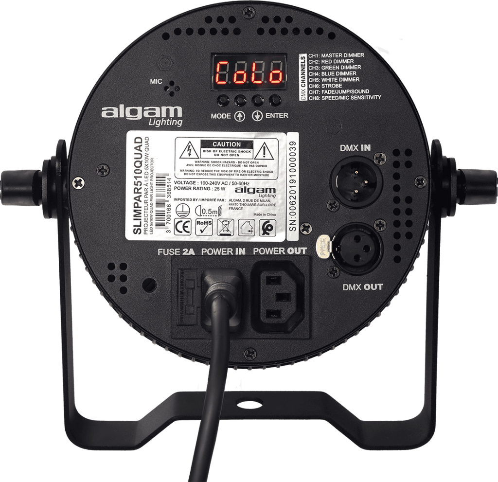 SLIMPAR-510-QUAD led Par ALGAM LIGHTING