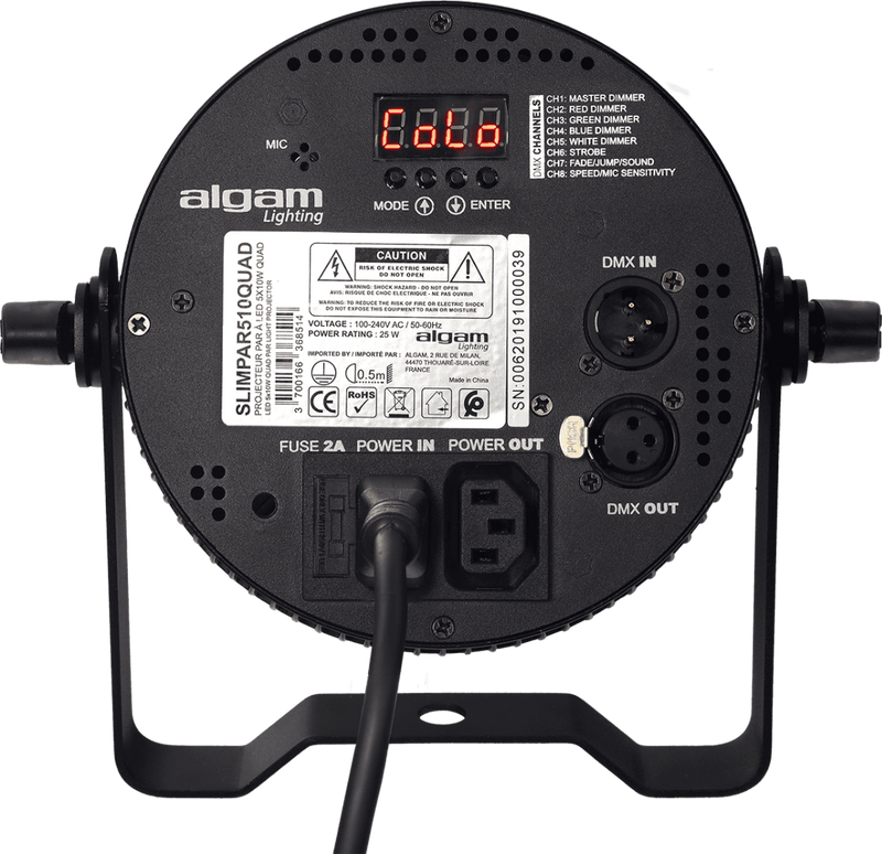SLIMPAR-510-QUAD led Par ALGAM LIGHTING