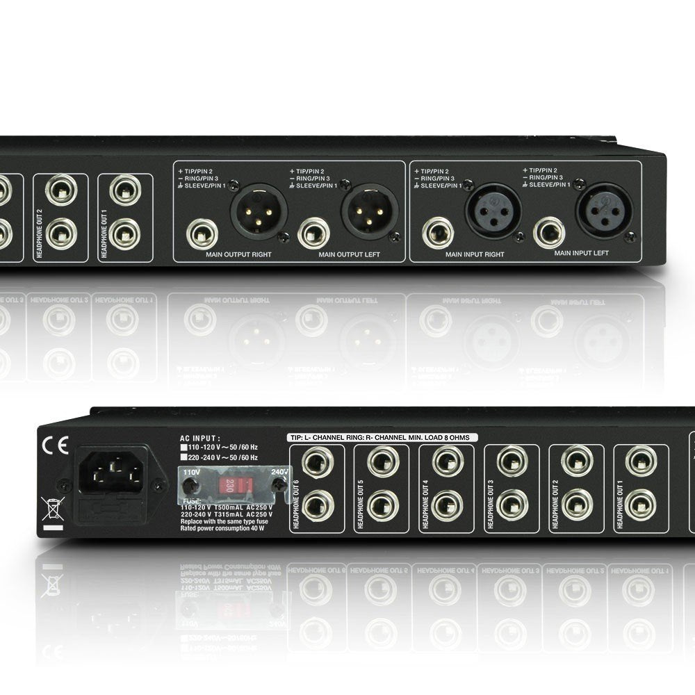 HPA 6 LD SYSTEMS Hoofdtelefoon versterker