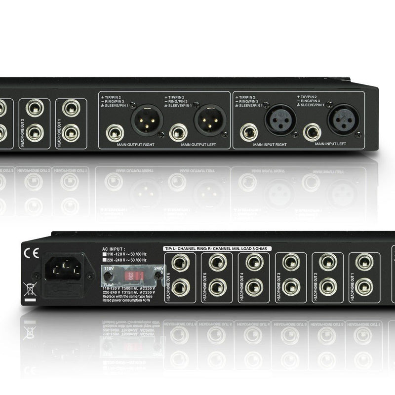 HPA 6 LD SYSTEMS Hoofdtelefoon versterker