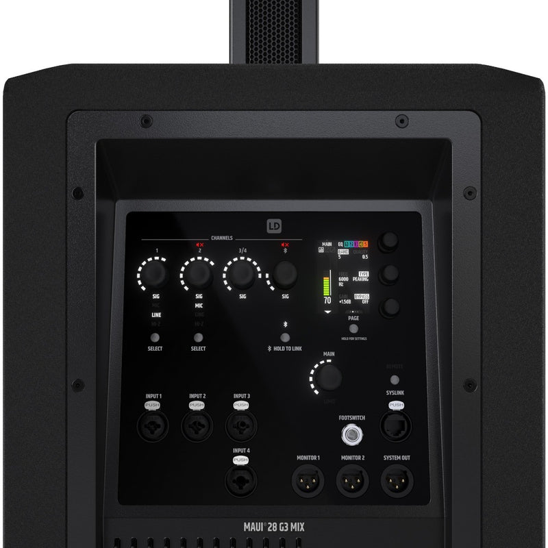 MAUI 28 G3 MIX LD Systems Actief PA-Systeem (Zwart)