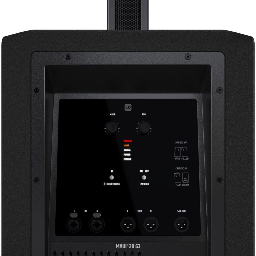 MAUI 28 G3 LD Systems Actief PA-Systeem