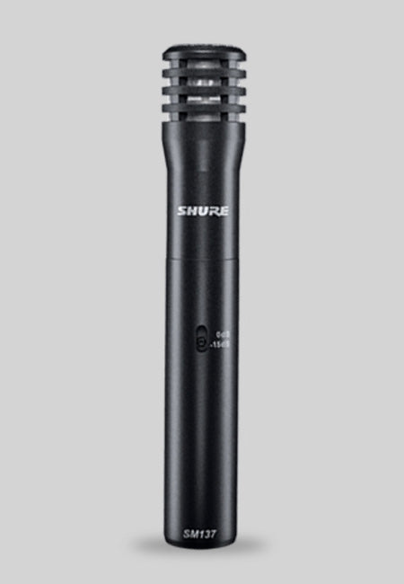 SM137 SHURE condensator instrument microfoon