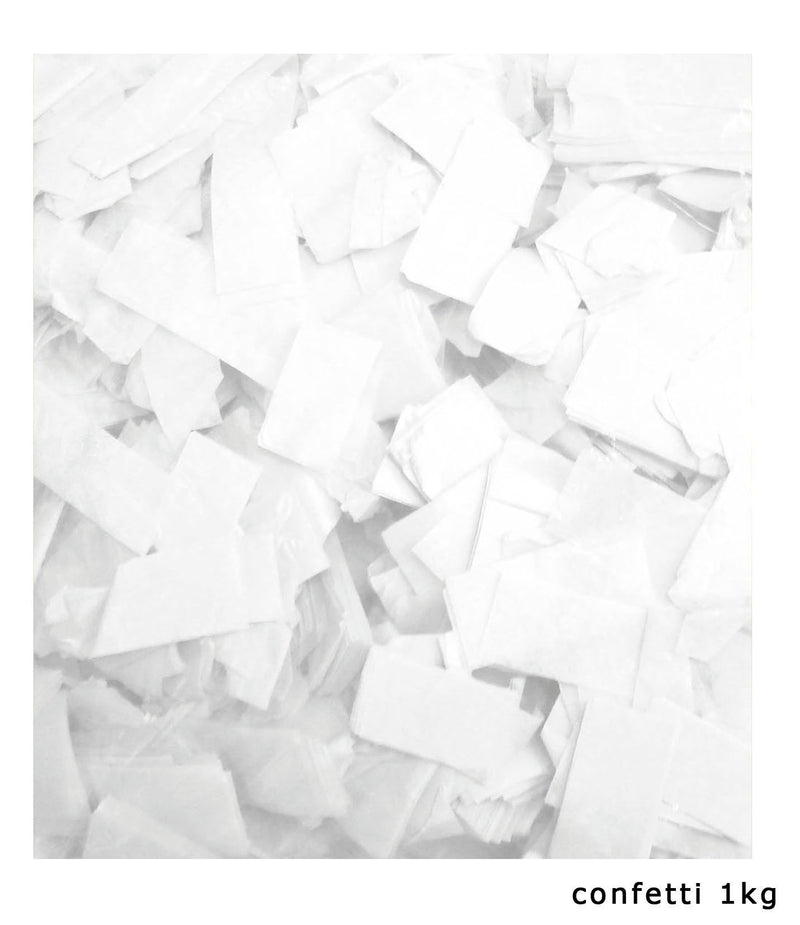 SLOWFALL CONFETTI WIT 1 KG STAGE EFFECTS