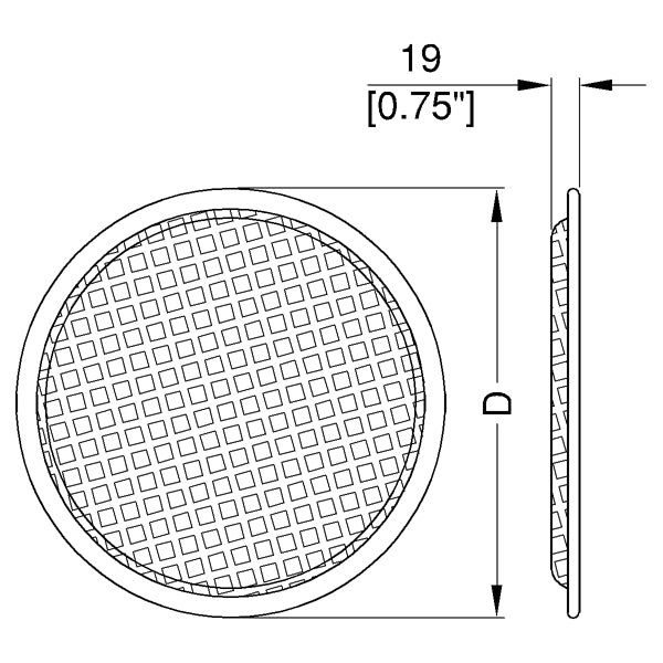 G18 LUIDSPREKERGRILL ZWART 18" PENN ELCOM