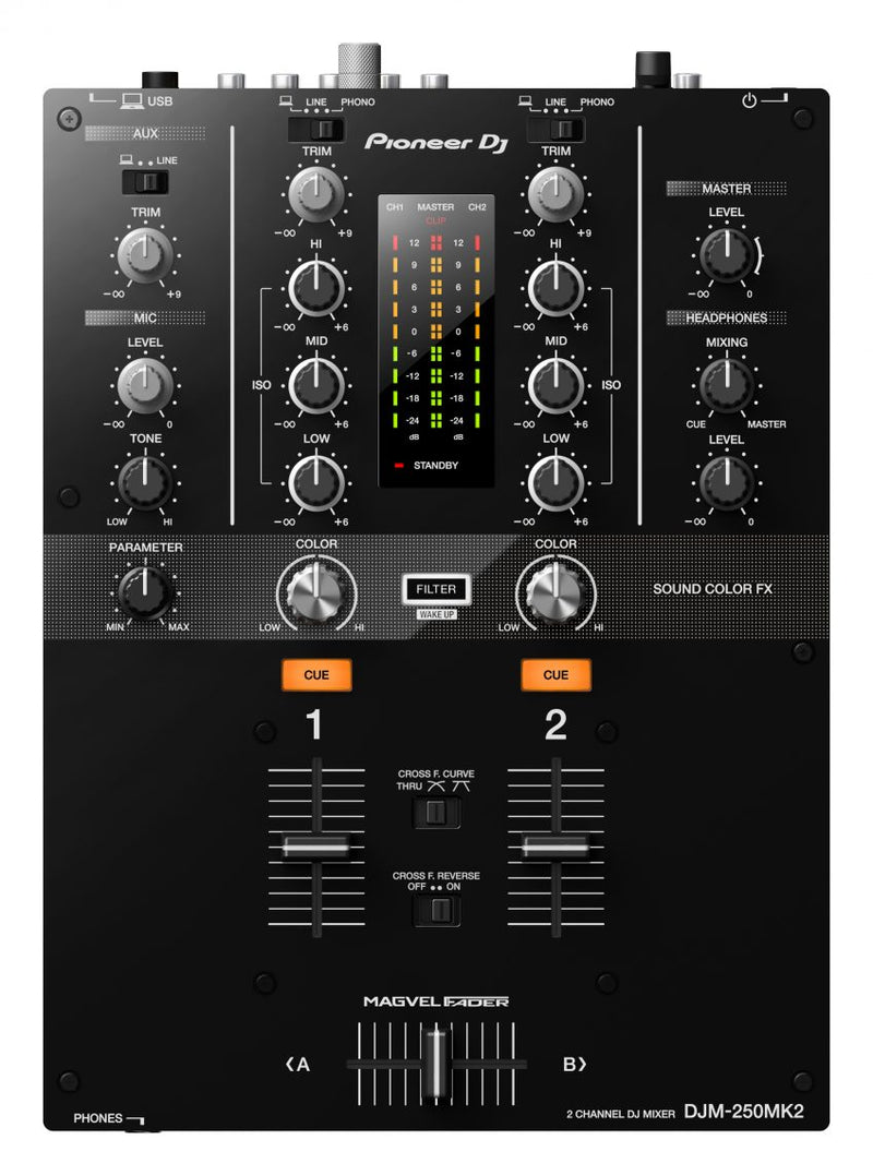 DJM-250MK2 PIONEER DJ 2-kanaals mixer